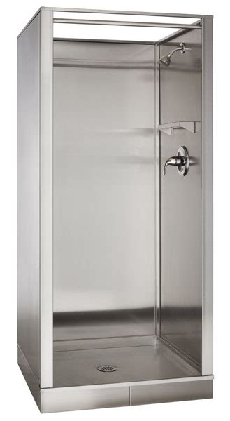 stainless steel enclosure shower over tub|stainless steel shower stall inserts.